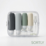 Sortly™-Travel Kit Premium — silikonowe pojemniki podróżne